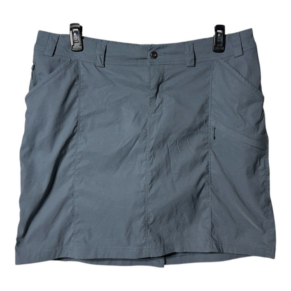 Duluth Trading Co Women's Blue Steel Dry on the Fly Skort
